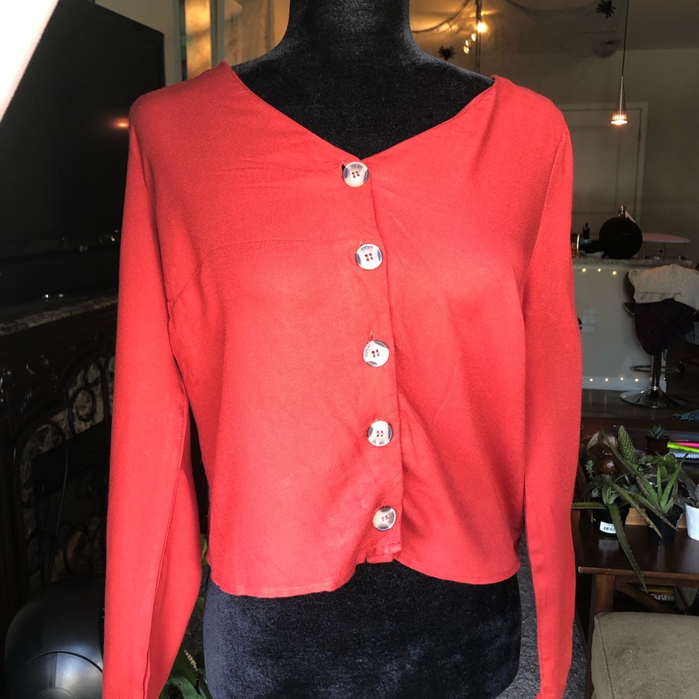 Button Up Sweater